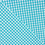 Toile Mini Carrés Turquoise - Ribes y Casals