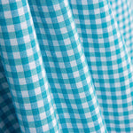 Toile Mini Carrés Turquoise - Ribes y Casals