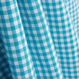 Toile Mini Carrés Turquoise - Ribes y Casals