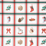 Toile Carrés de Noël Arcs - Ribes y Casals