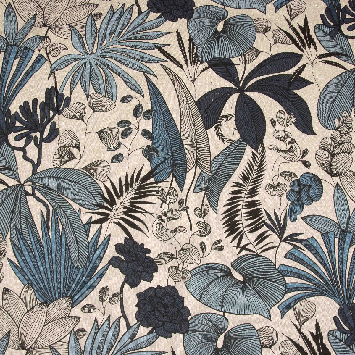 Toile Culla imprimée de fleurs marron - Ribes y Casals