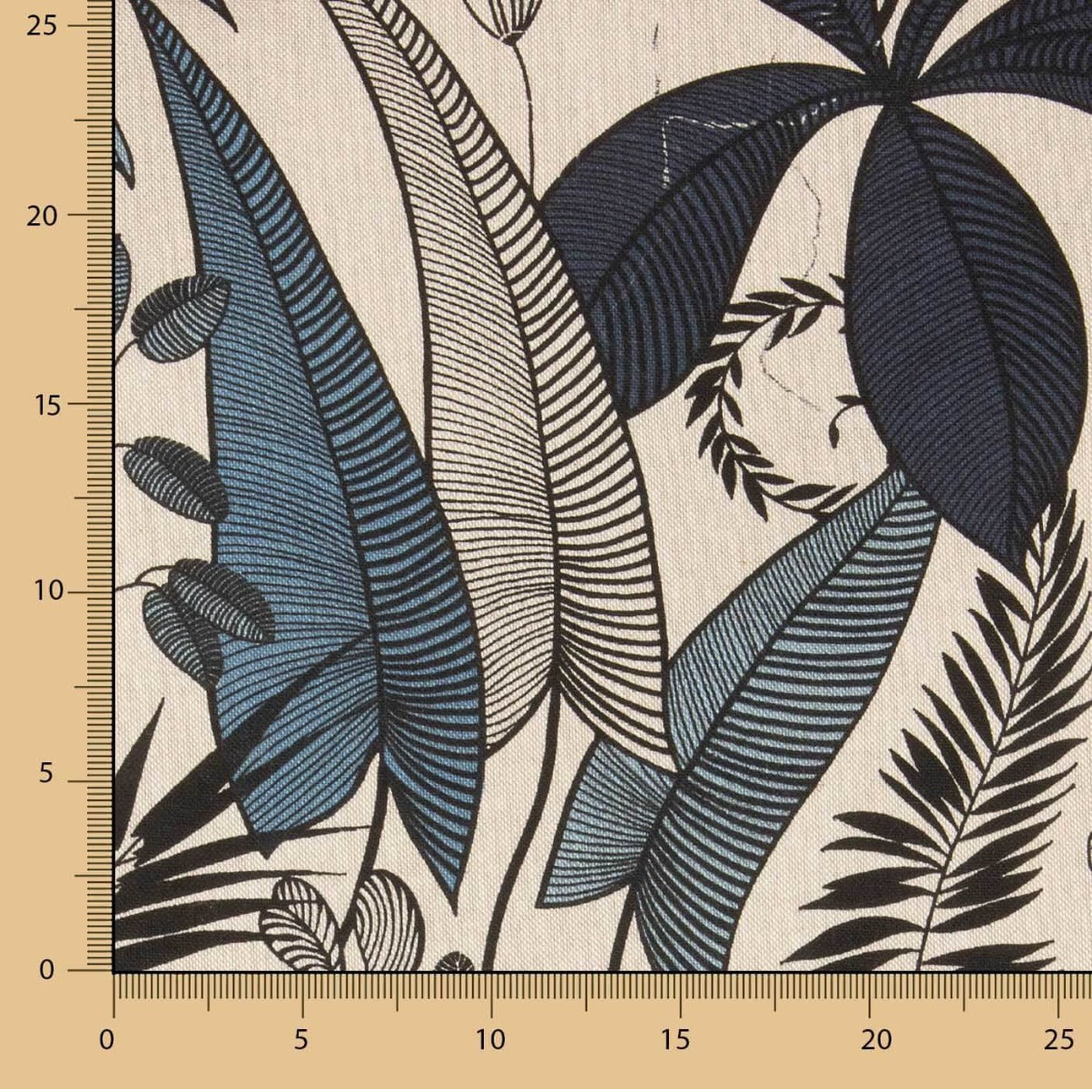 Toile Culla imprimée de fleurs marron - Ribes y Casals