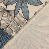 Toile Culla imprimée de fleurs marron - Ribes y Casals