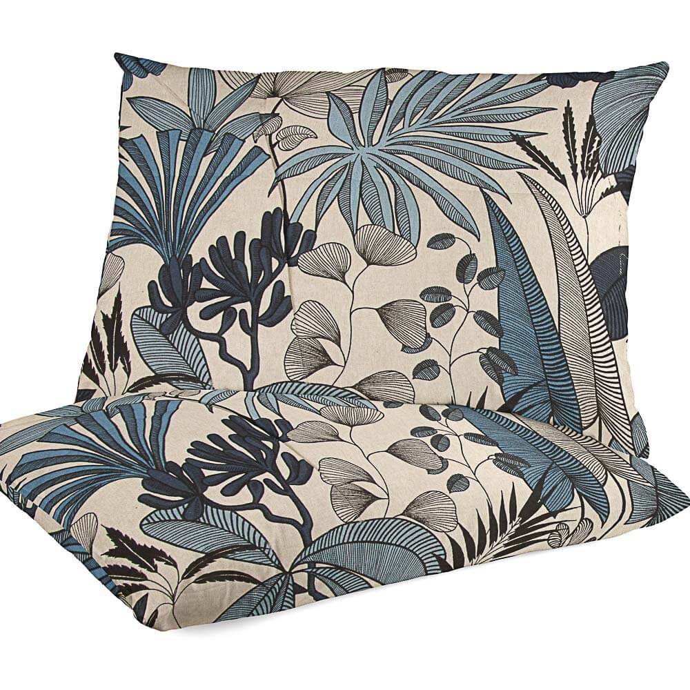 Toile Culla imprimée de fleurs marron - Ribes y Casals