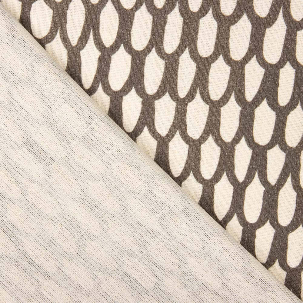Toile écailles marron foncé - Ribes y Casals