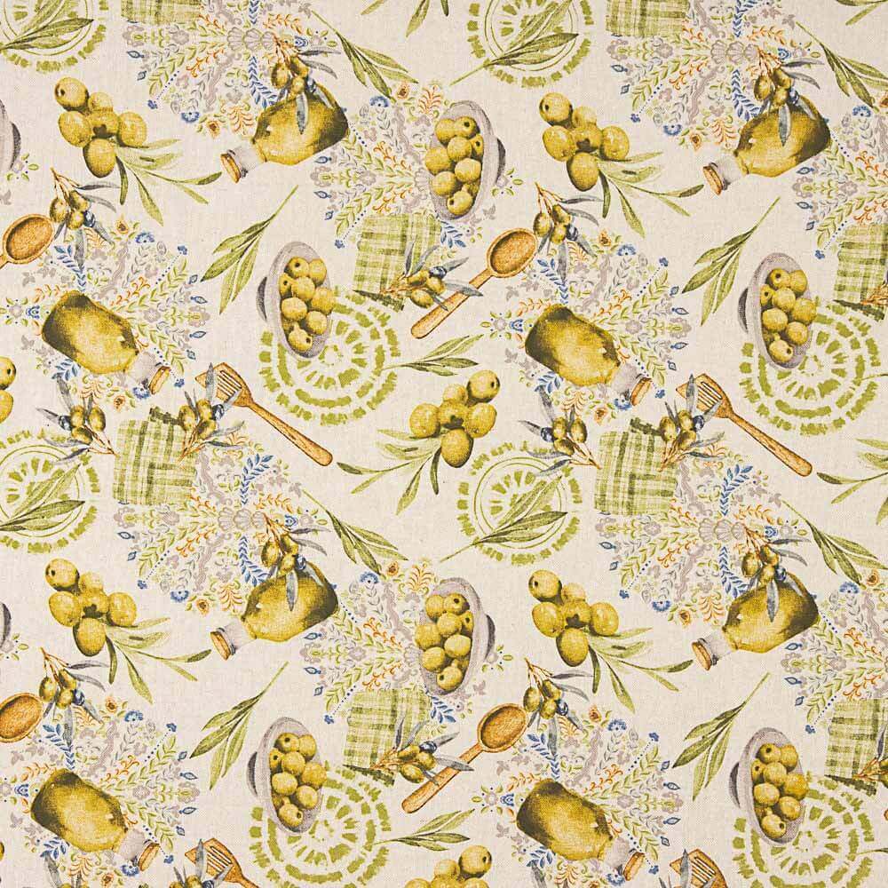 Toile imprimée olive - Ribes y Casals