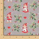 Toile Coton Gnome Rouge - Ribes y Casals
