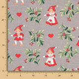 Toile Coton Gnome Rouge - Ribes y Casals