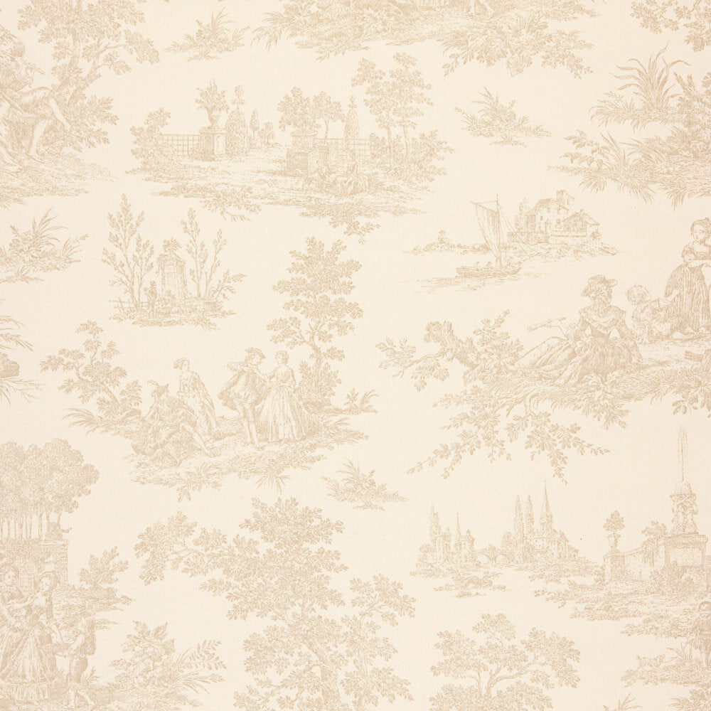 Toile de jouy Beige - Ribes y Casals