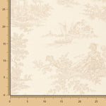 Toile de jouy Beige - Ribes y Casals