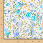 Toile Imprimée Chiara Turquoise - Ribes y Casals