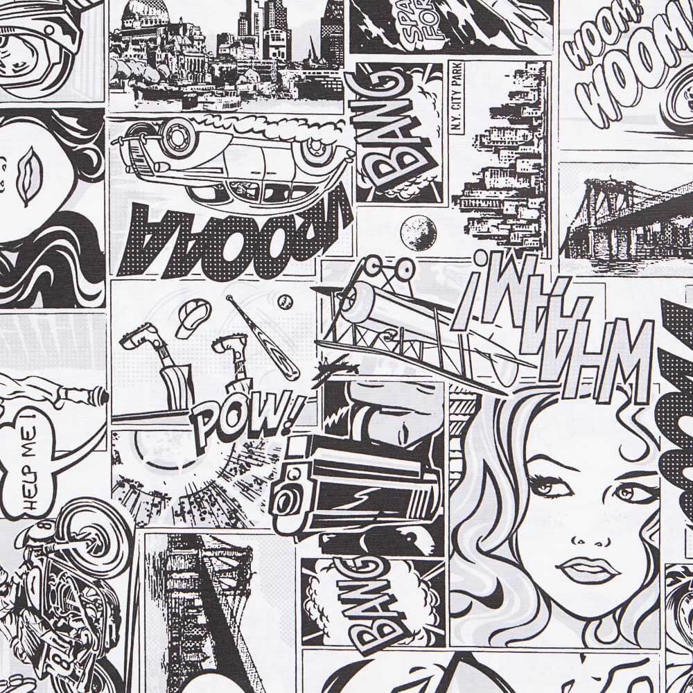 Toile Bandes Dessinées Noir - Ribes y Casals