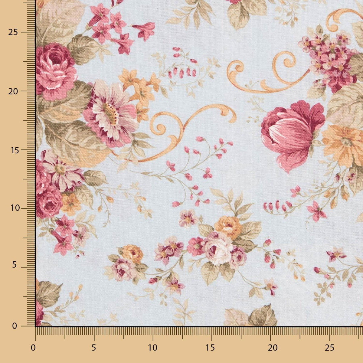 Toile Crétonne Bleu Ciel - Ribes y Casals