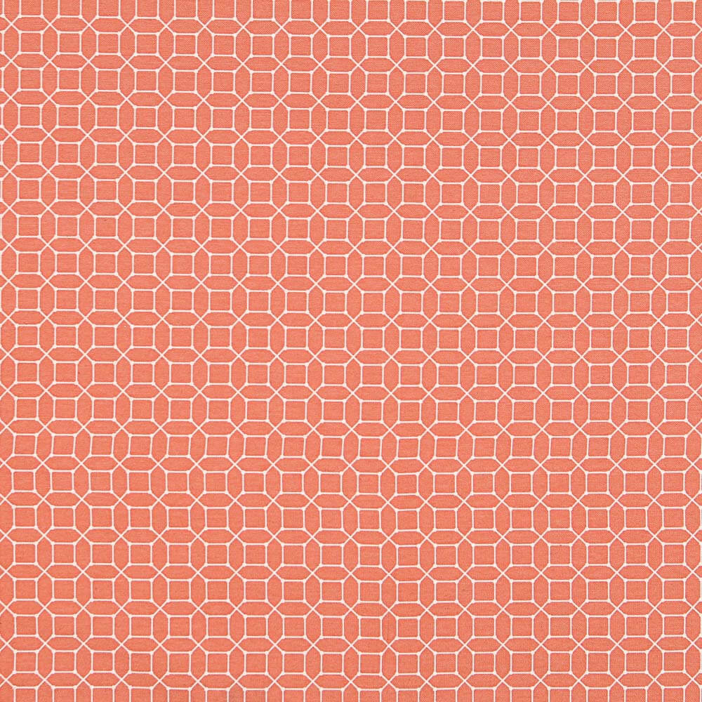 Toile Géométrique Corail - Ribes y Casals
