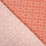 Toile Géométrique Corail - Ribes y Casals