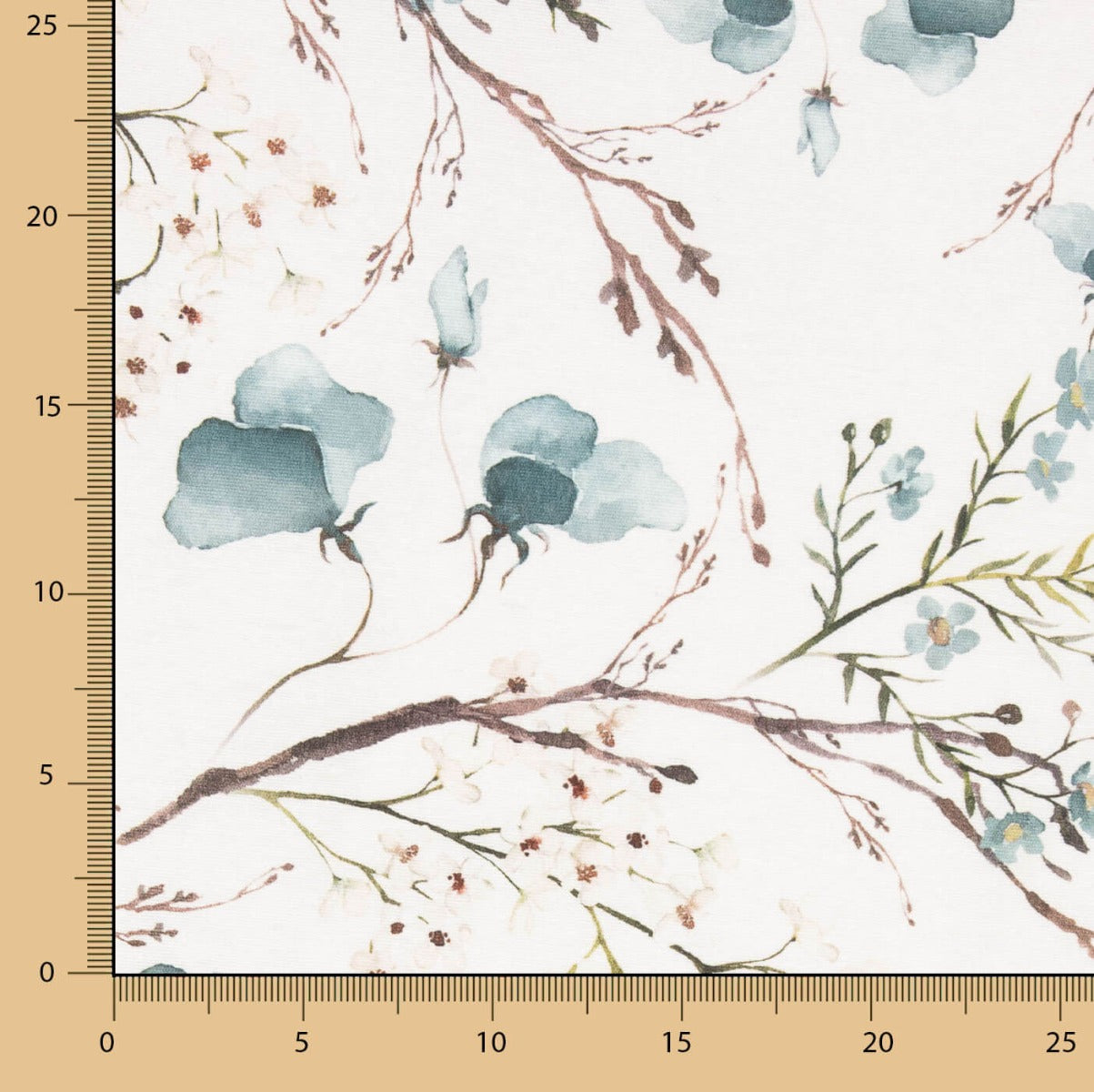 Toile imprimée Hanami aquarelle grise - Ribes y Casals