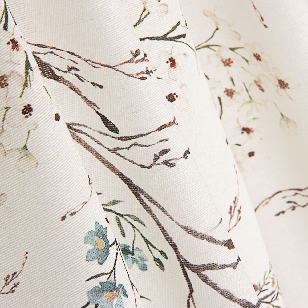 Toile imprimée Hanami aquarelle grise - Ribes y Casals