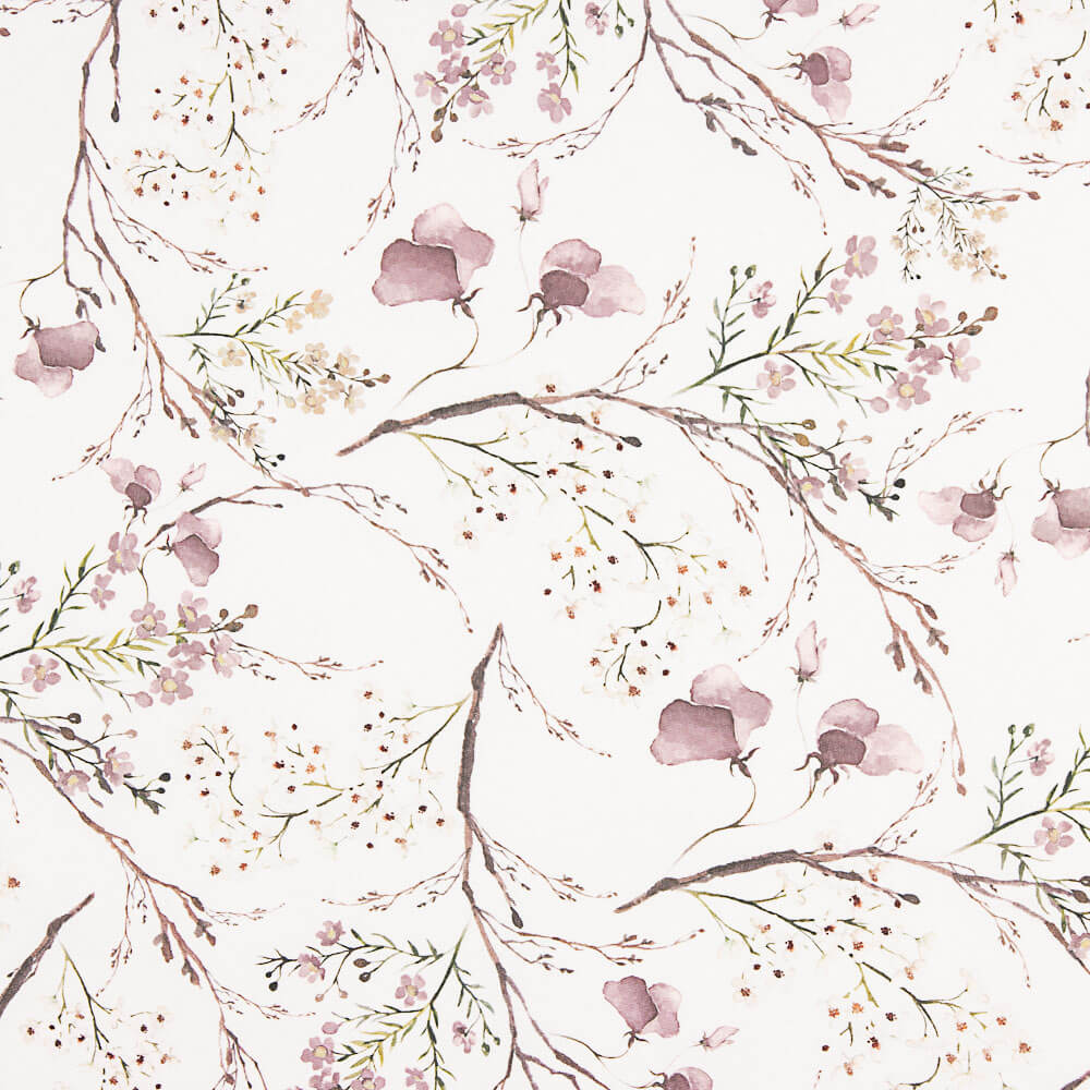 Toile imprimée Hanami aquarelle rose - Ribes y Casals
