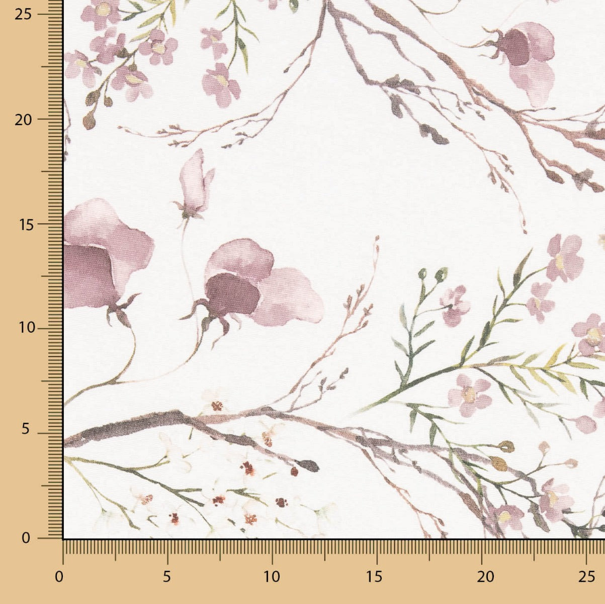 Toile imprimée Hanami aquarelle rose - Ribes y Casals