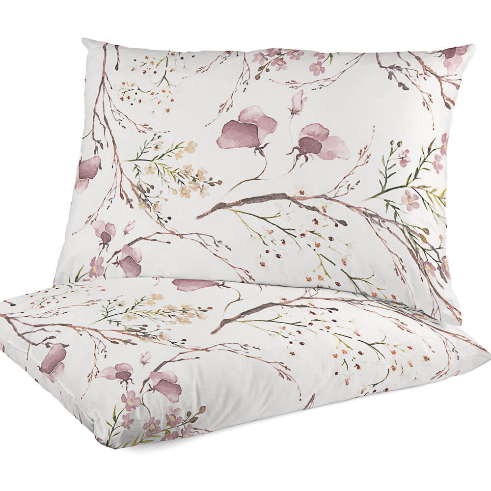 Toile imprimée Hanami aquarelle rose - Ribes y Casals
