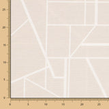 Toile Imprimée Hypoténuse Beige - Ribes y Casals
