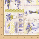 Toile imprimée Lavande Herbe - Ribes y Casals