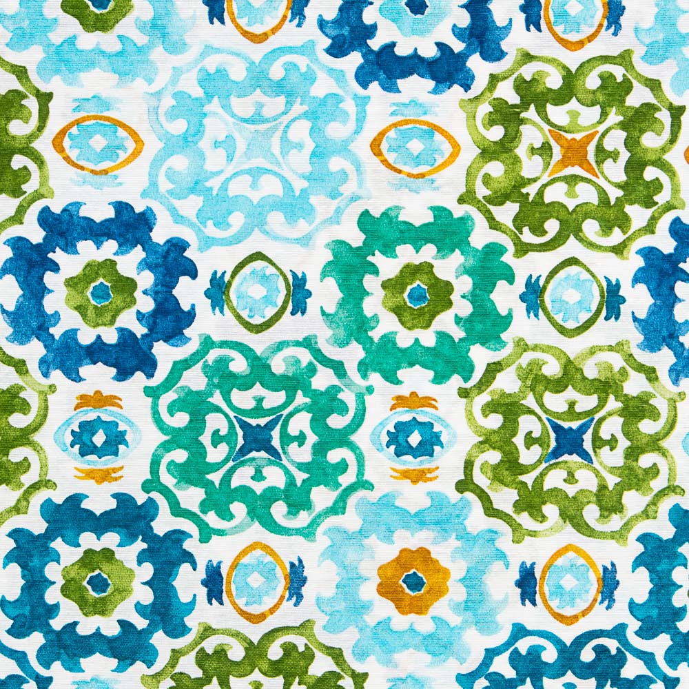 Toile Imprimée Maori Vert - Ribes y Casals