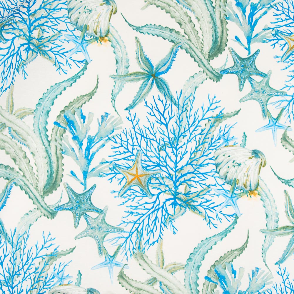 Toile Imprimée Aqua Bleu - Ribes y Casals