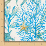 Toile Imprimée Aqua Bleu - Ribes y Casals