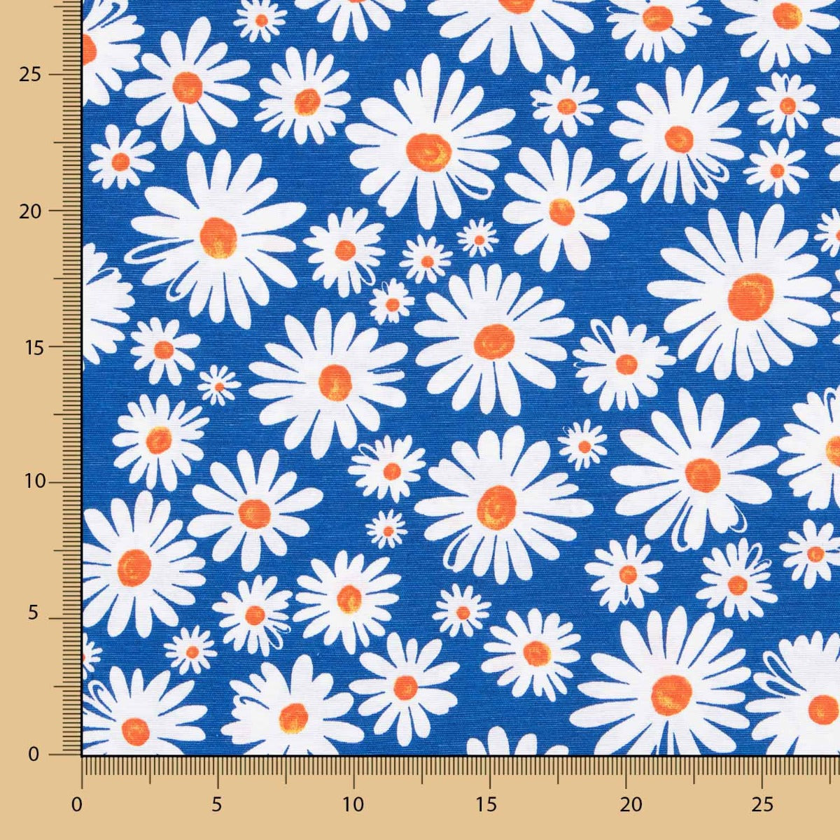 Toile Imprimée Marguerites Bleu - Ribes y Casals
