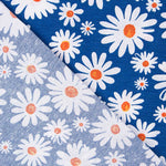 Toile Imprimée Marguerites Bleu - Ribes y Casals