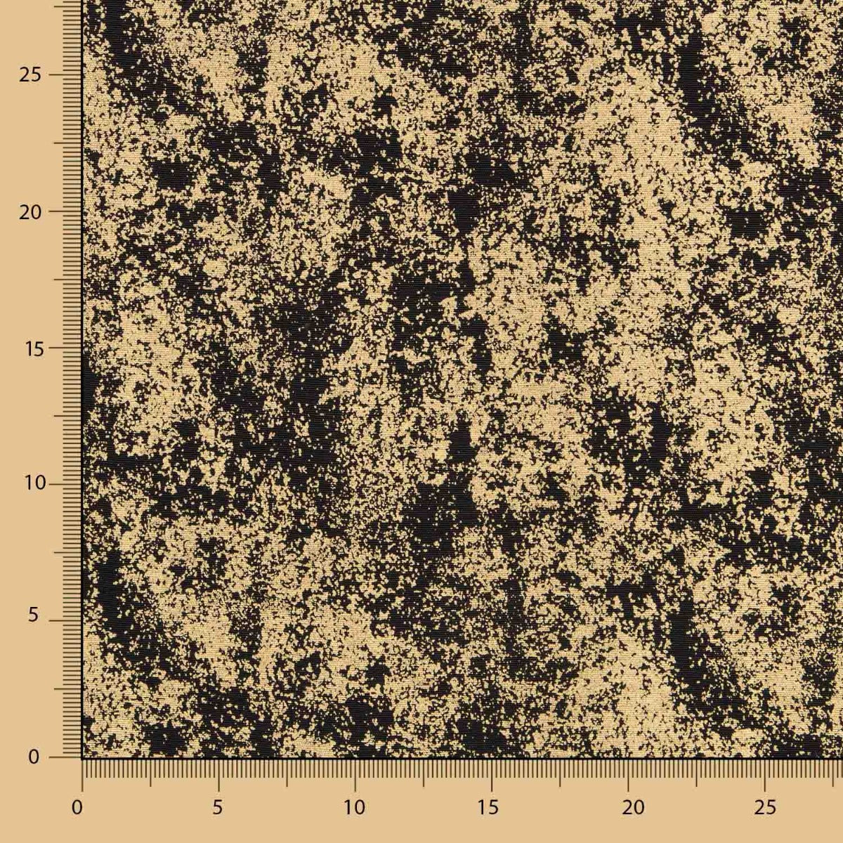 Toile Imprimée Noir Doré - Ribes y Casals