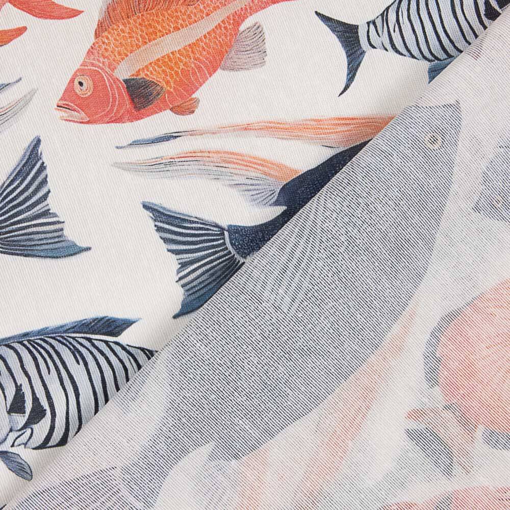 Toile imprimée poissons colorés - Ribes y Casals