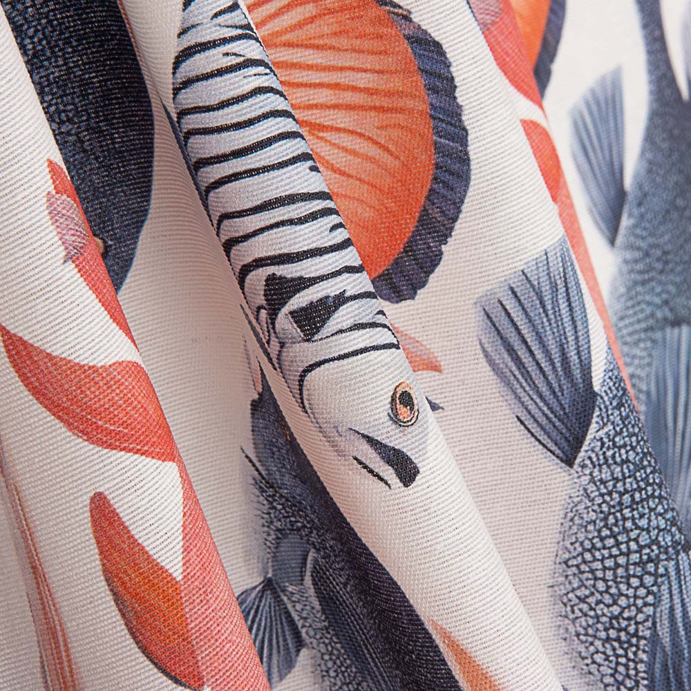 Toile imprimée poissons colorés - Ribes y Casals