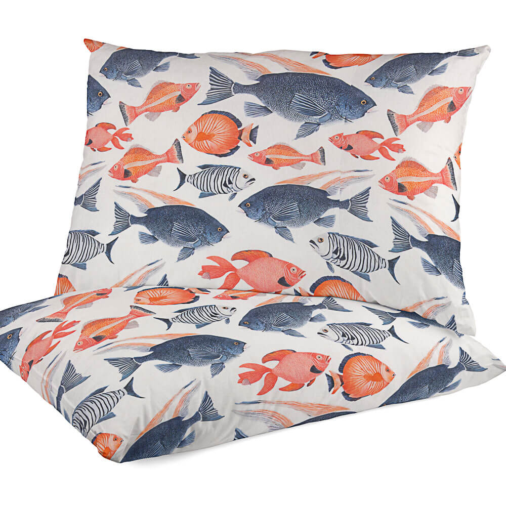 Toile imprimée poissons colorés - Ribes y Casals