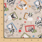Toile Puppies Love - Ribes y Casals