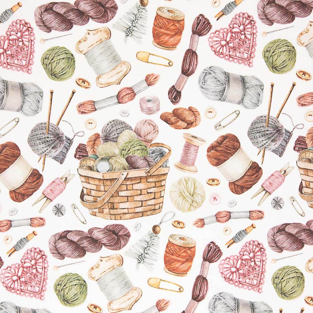 Toile imprimée en tricot - Ribes y Casals