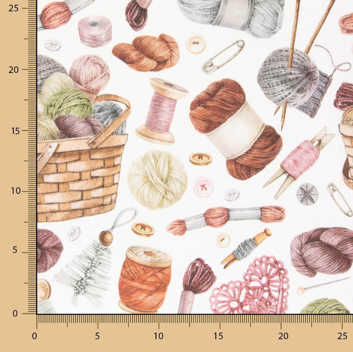 Toile imprimée en tricot - Ribes y Casals