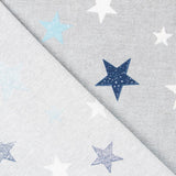 Toile Étoiles Blue Gris - Ribes y Casals