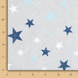 Toile Étoiles Blue Gris - Ribes y Casals