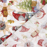 Toile de Noël Mix Gnomes Ecru - Ribes y Casals