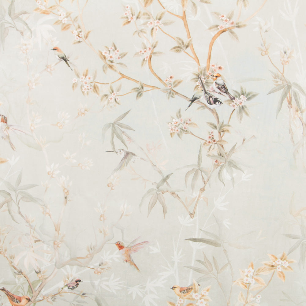 Toile Fine Coton Paysage Gris - Ribes y Casals