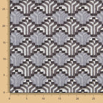 Toile Géométrique 3D Gris - Ribes y Casals