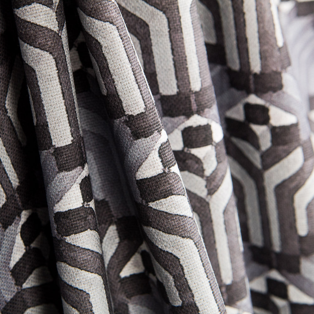 Toile Géométrique 3D Gris - Ribes y Casals