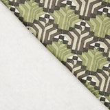 Toile Géométrique 3D Vert - Ribes y Casals