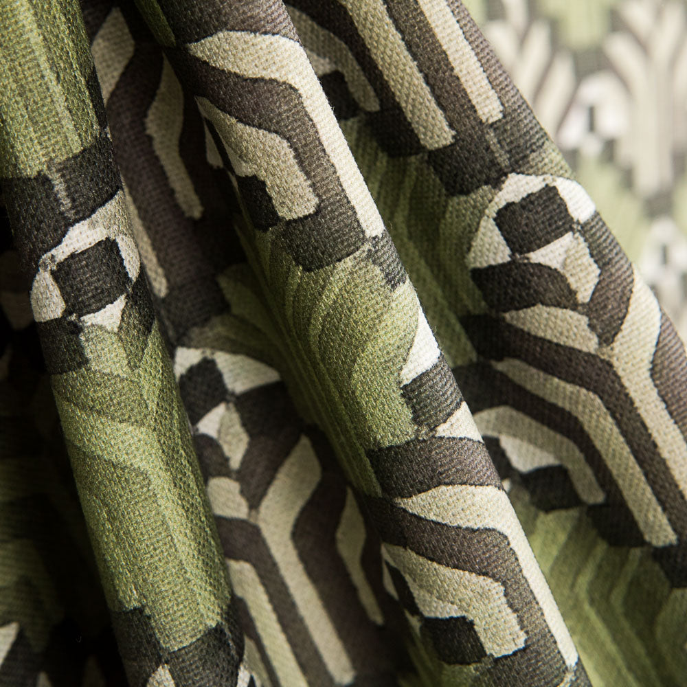 Toile Géométrique 3D Vert - Ribes y Casals