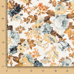 Toile Vintage Fleur Bleu - Ribes y Casals