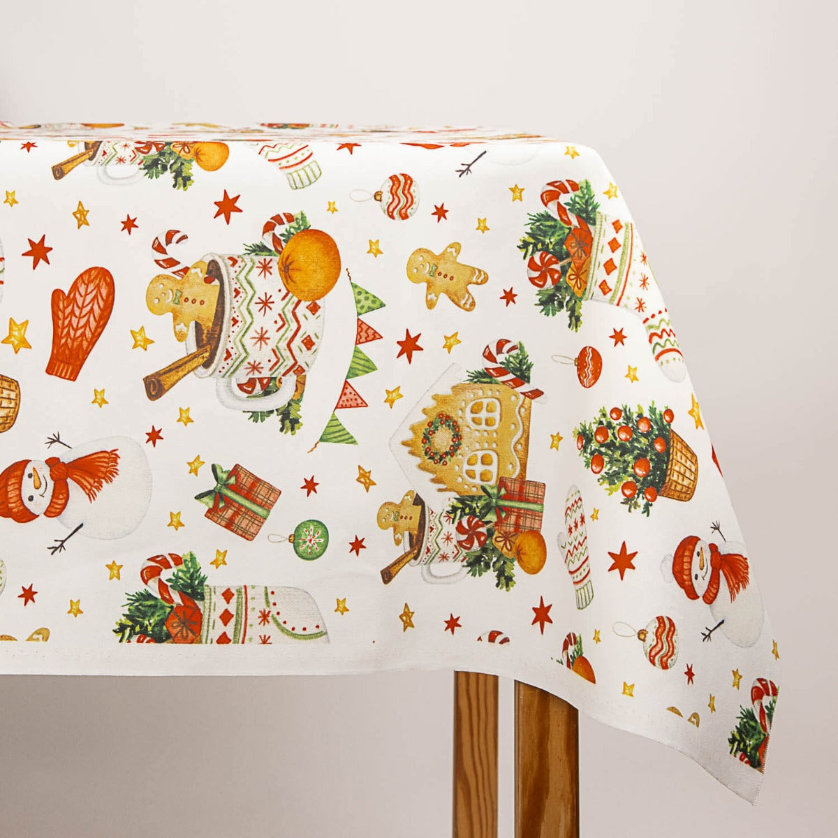 Nappe Panama imprimée Noël - Ribes y Casals