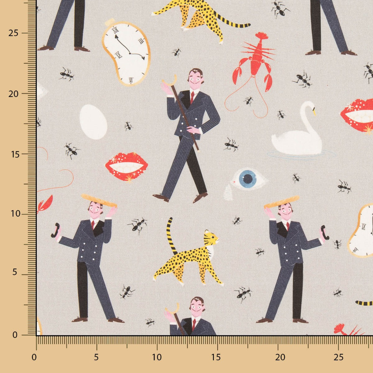 Toile Dalí Gris Clair - Ribes y Casals