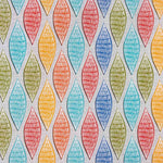 toile multicolore géoleaf - Ribes y Casals